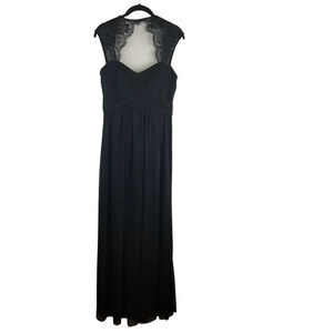 Scarlet Women's Dark Romantic Witchy Fairy Grunge Black Evening Dress Sz 8